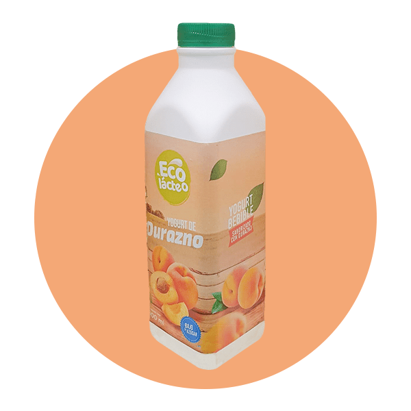 yogurt de durazno ecolacteo