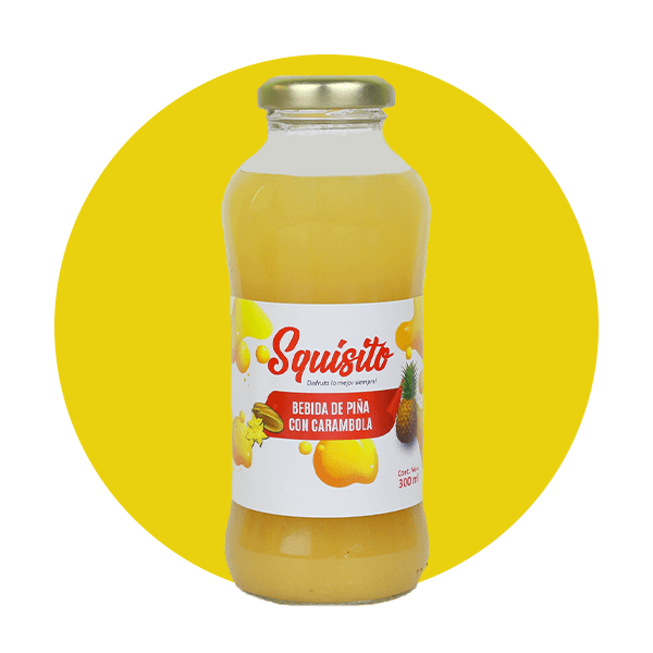 bebida de piña con carambola
